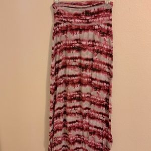 Tie dye comfy skirt